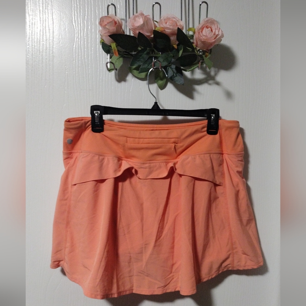 🆕 Zella Orange Suns Out Skort NWOT
